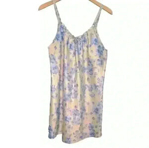 Vintage Oscar Dela Renta Lingerie Strap Slip Dress with beaded detail